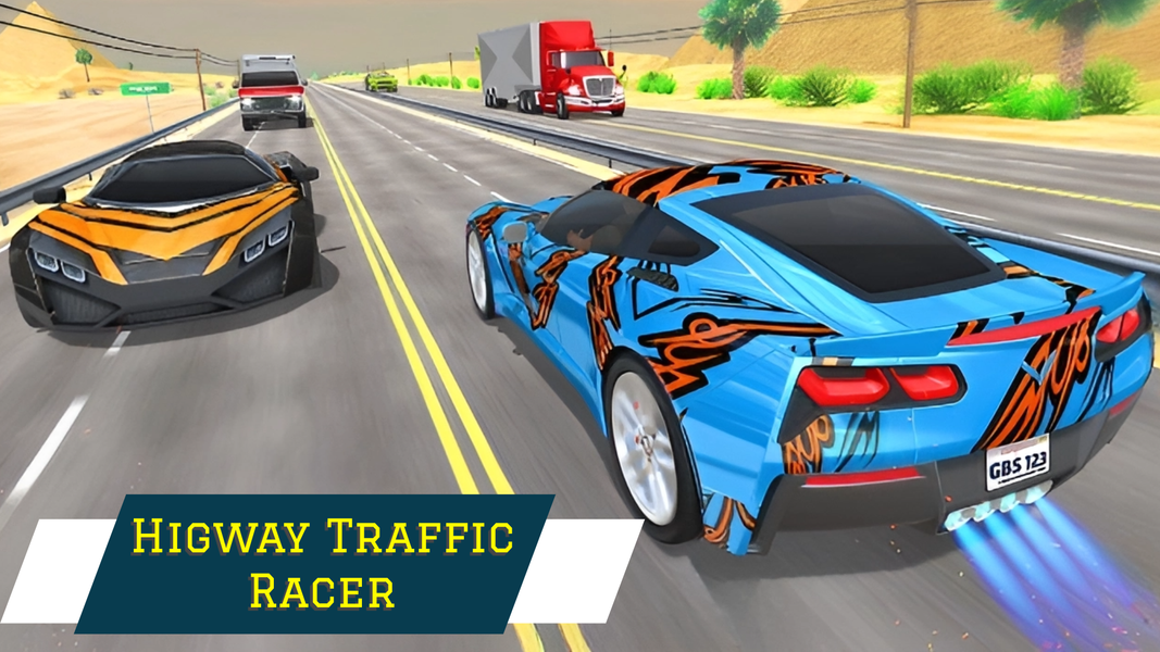 Speed Car Race Highway Traffic - عکس بازی موبایلی اندروید