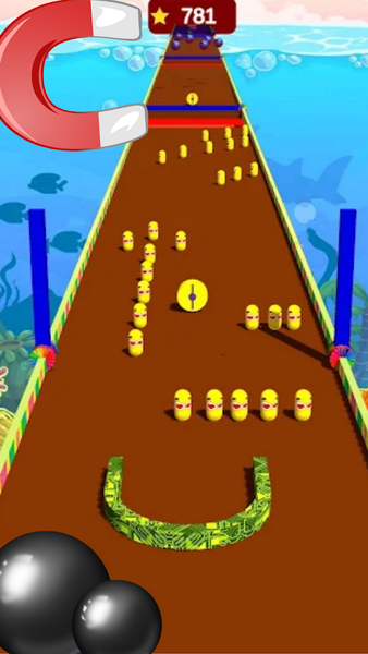 Magnet Scoop Balls - Gameplay image of android game