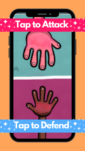 Slap Hands Red-Fist Slap Champ - Gameplay image of android game