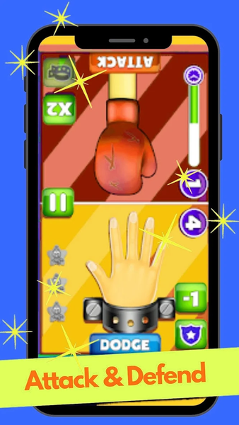 Slap Hands Red-Fist Slap Champ - Gameplay image of android game