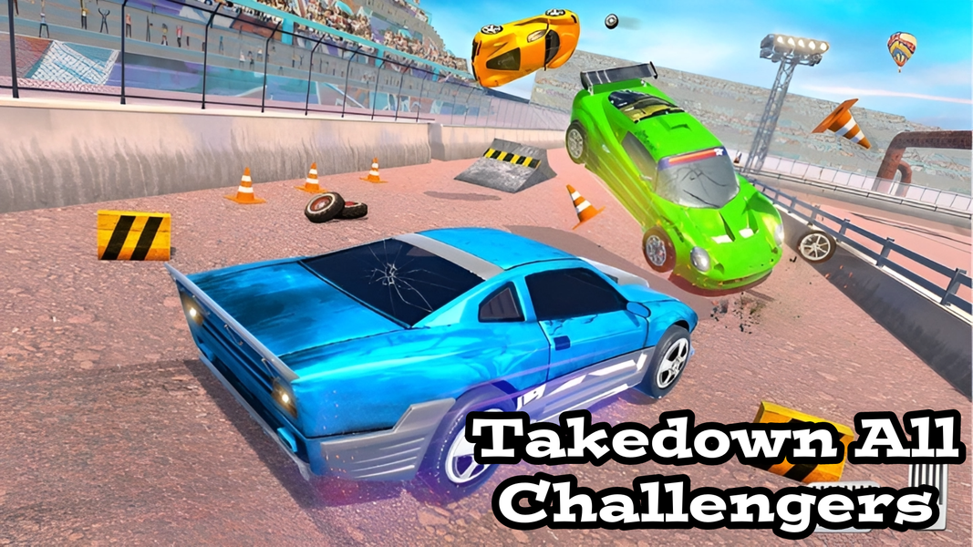 Car Race Demolition Driving 3D - Gameplay image of android game