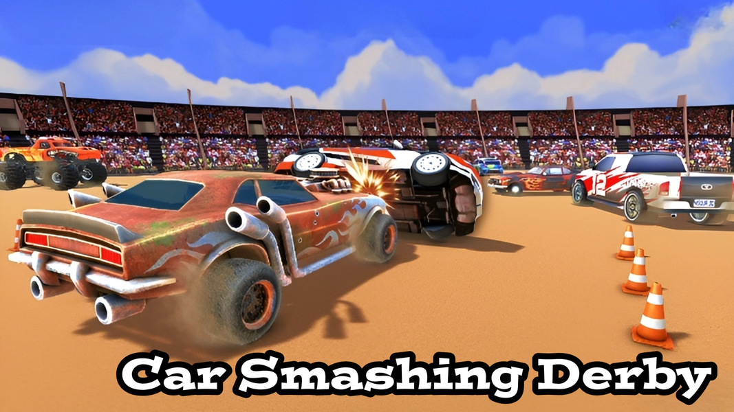 Car Race Demolition Driving 3D - Gameplay image of android game