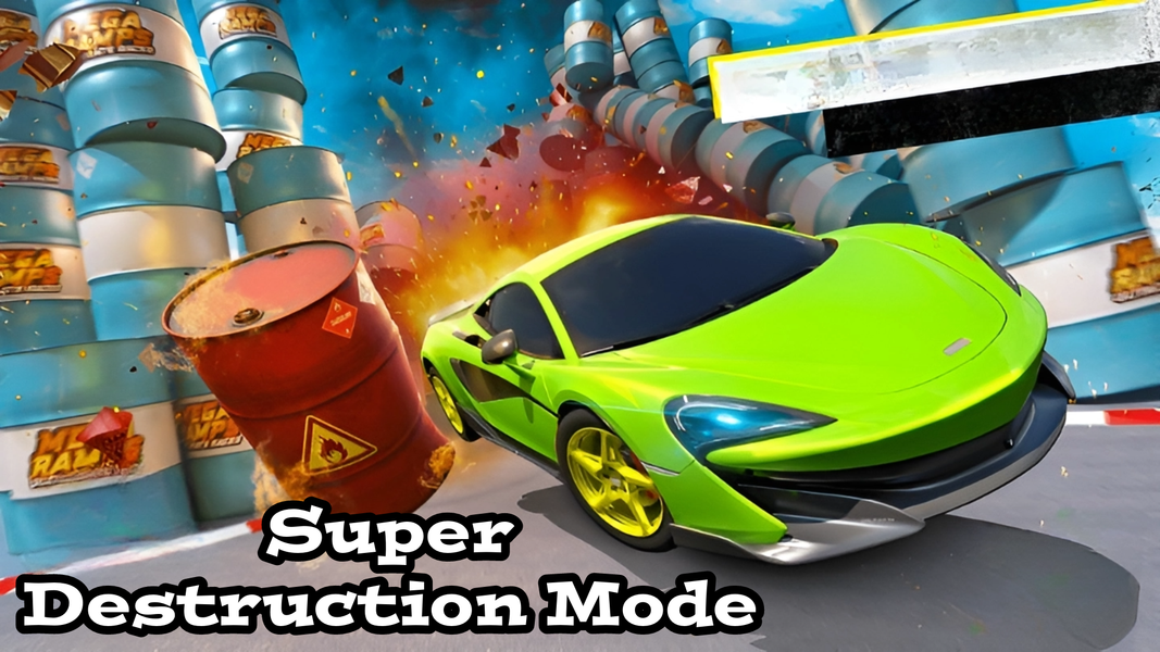 Car Race Demolition Driving 3D - Gameplay image of android game