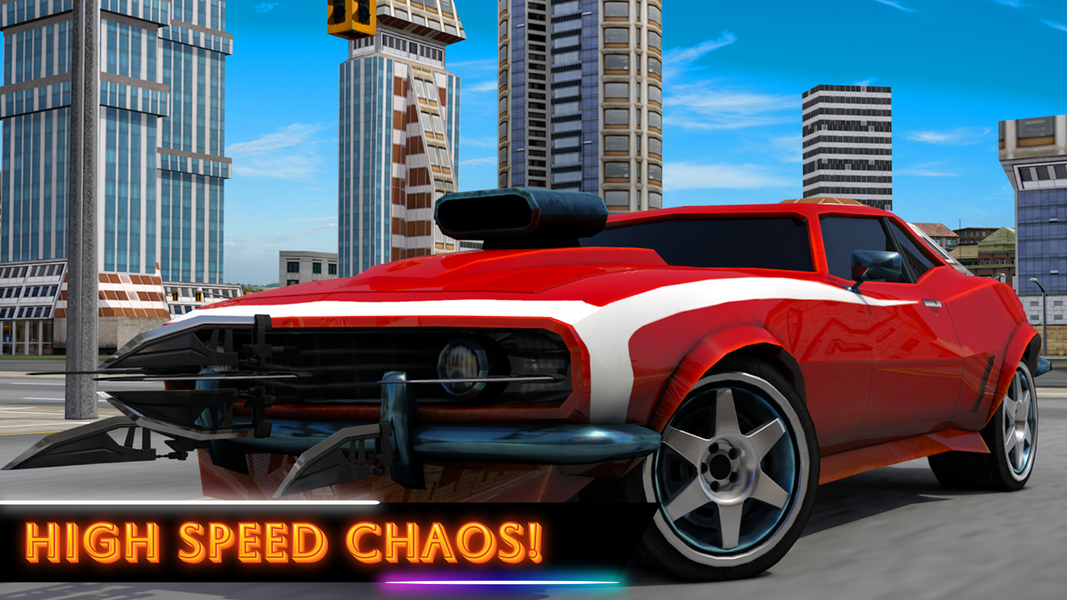 Car Race Demolition Driving 3D - Gameplay image of android game