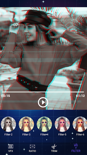 Glitch Video Maker - VHS Video Effect - Image screenshot of android app