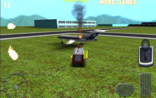 Airport Fire Truck Simulator - عکس بازی موبایلی اندروید