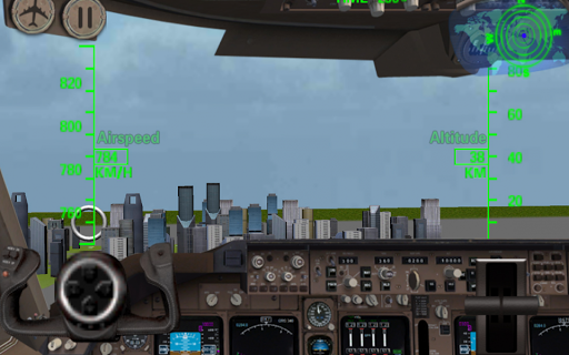 ۳D Airplane Flight Simulator - عکس بازی موبایلی اندروید