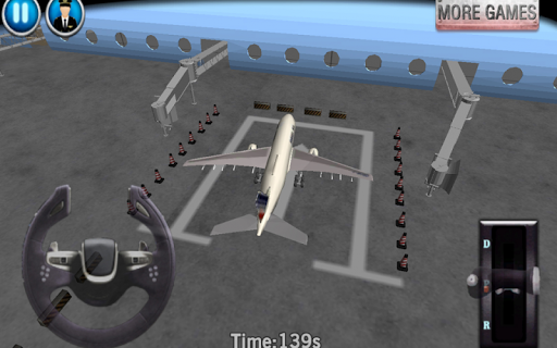 Airplane parking - 3D airport - Gameplay image of android game