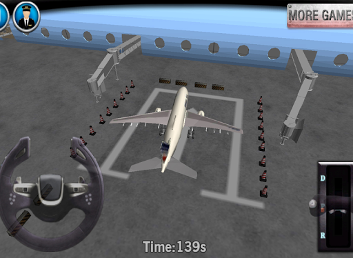 Airplane parking - ۳D airport - عکس بازی موبایلی اندروید