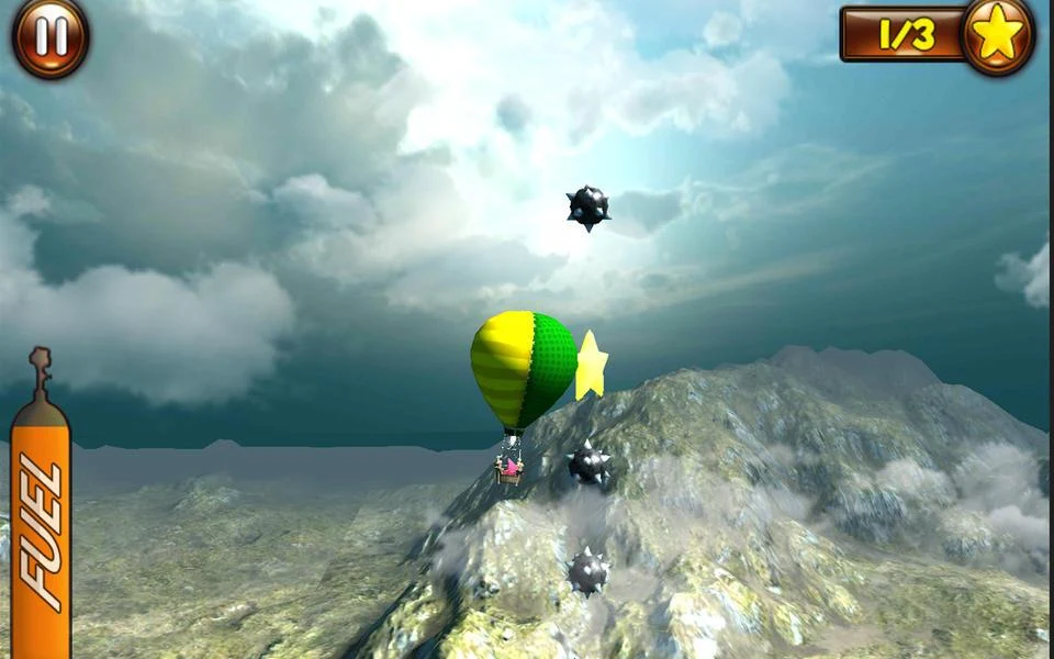 Hot Air Balloon - Flight Game - عکس بازی موبایلی اندروید