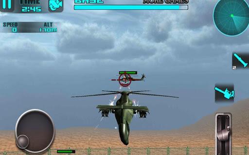 Heli battle: 3D flight game - Gameplay image of android game