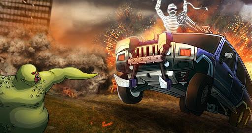 Monster Dash Hill Racer - Gameplay image of android game