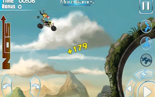 Motocaross Trail - Gameplay image of android game