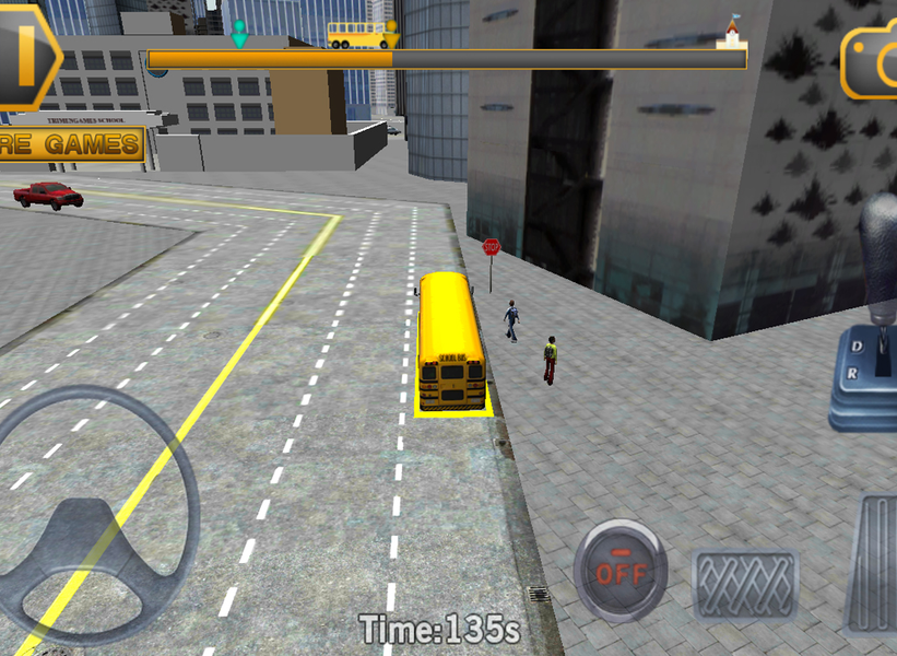 School Bus Extended - Gameplay image of android game