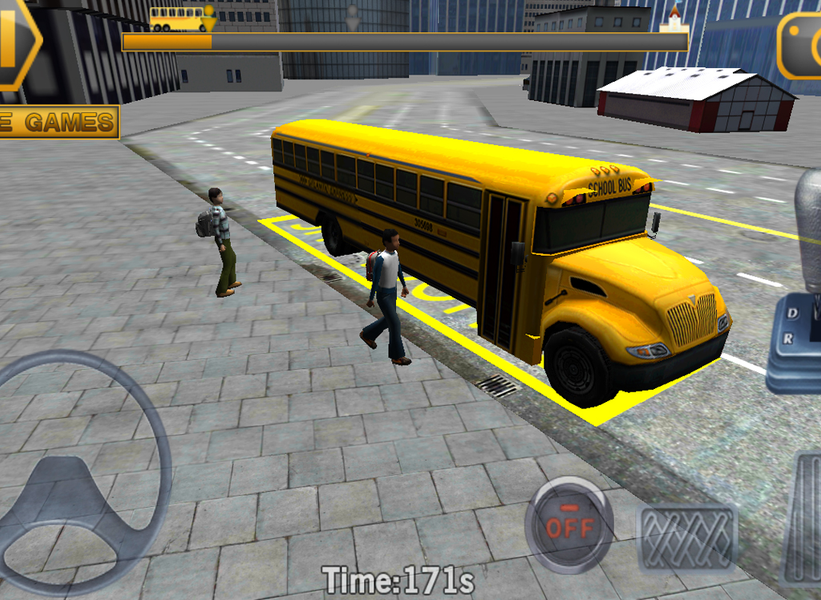 School Bus Extended - Gameplay image of android game