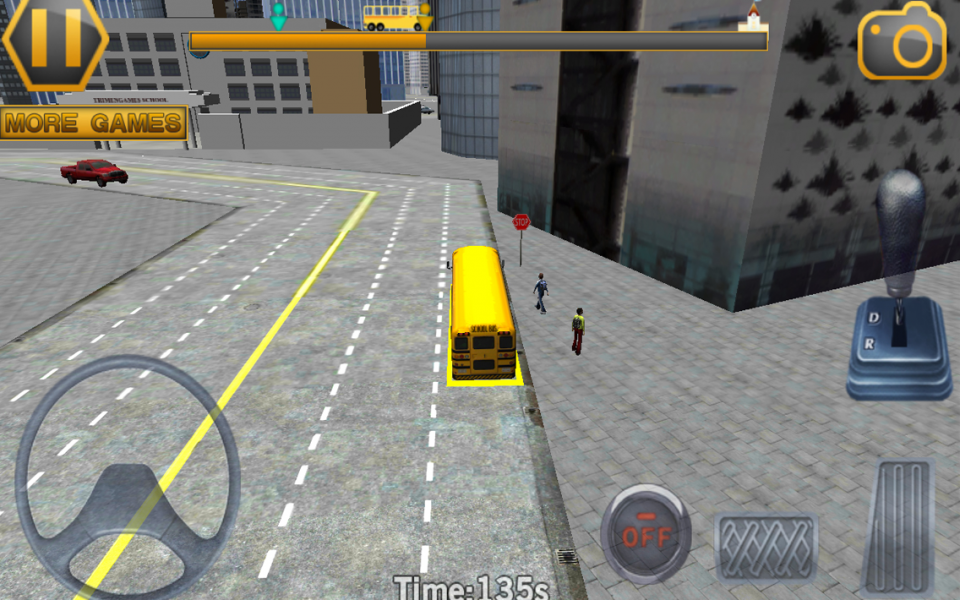 School Bus Extended - Gameplay image of android game