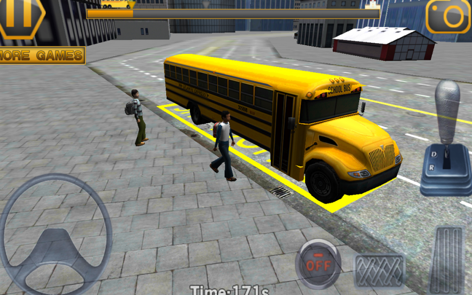 School Bus Extended - Gameplay image of android game