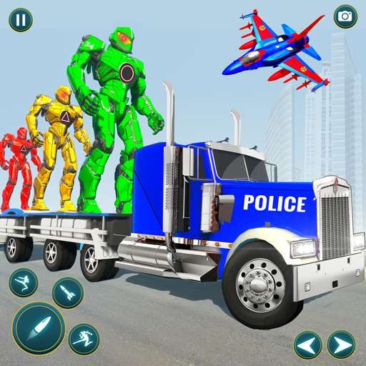 Car Robot Transport Truck Game - Image screenshot of android app