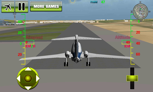 3D Airplane Flight Simulator 3 - Image screenshot of android app