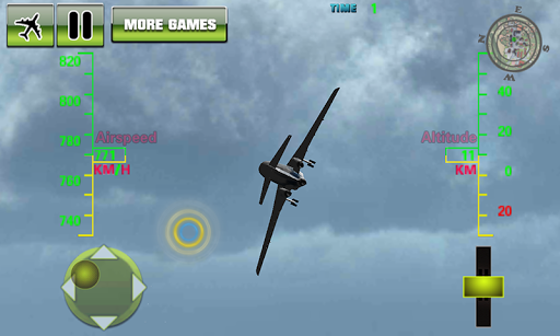 3D Airplane Flight Simulator 3 - Image screenshot of android app