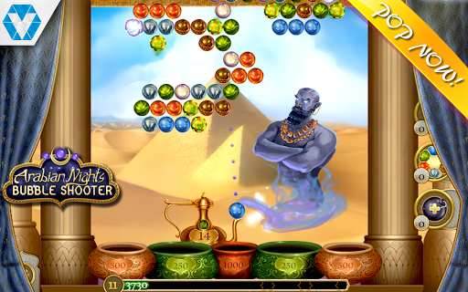 Arabian Nights: Bubble Shooter - Gameplay image of android game