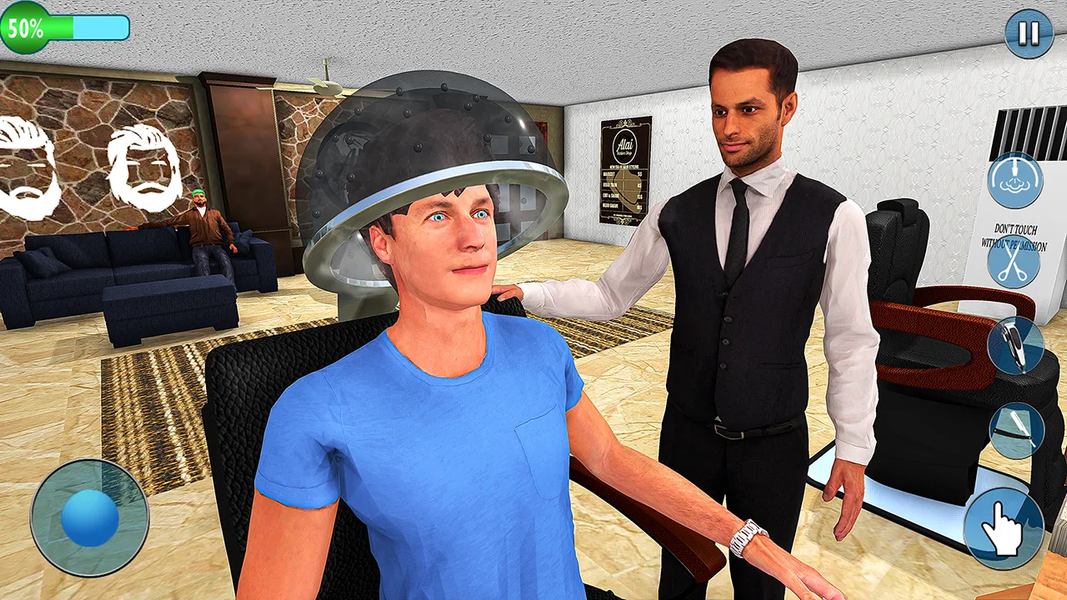 Barber Shop- Hair Tattoo Games - Gameplay image of android game