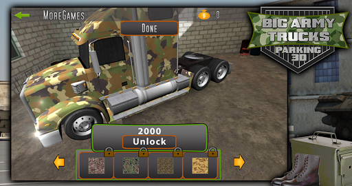 Big Army Trucks Parking 3D - عکس بازی موبایلی اندروید