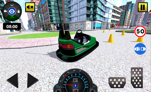 Bumper Cars Driving School - Gameplay image of android game