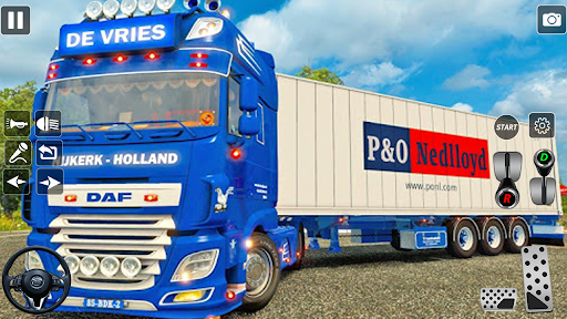 Truck Cargo Heavy Simulator - Gameplay image of android game