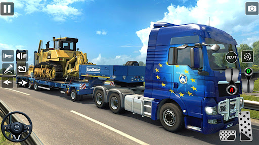 Truck Cargo Heavy Simulator - Gameplay image of android game
