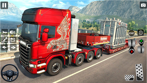 Truck Cargo Heavy Simulator - Gameplay image of android game