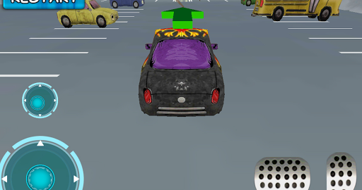 Cartoon Car Parking 3D - Gameplay image of android game