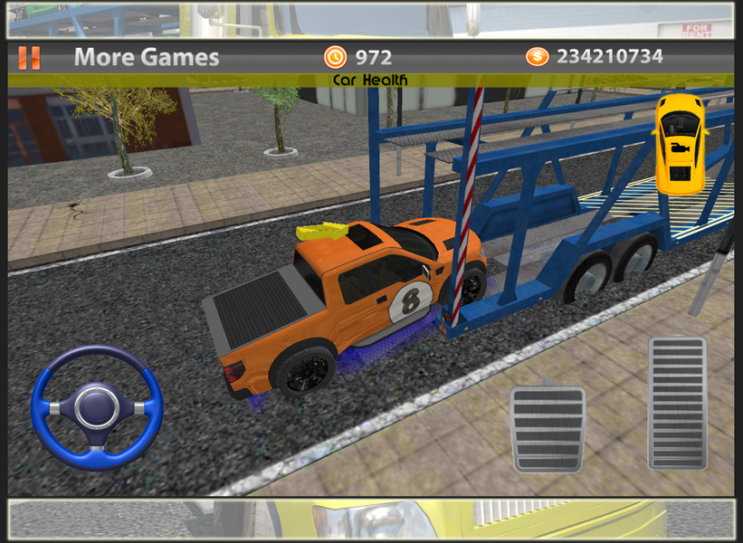 Car Transporter Parking Game 2 - Gameplay image of android game