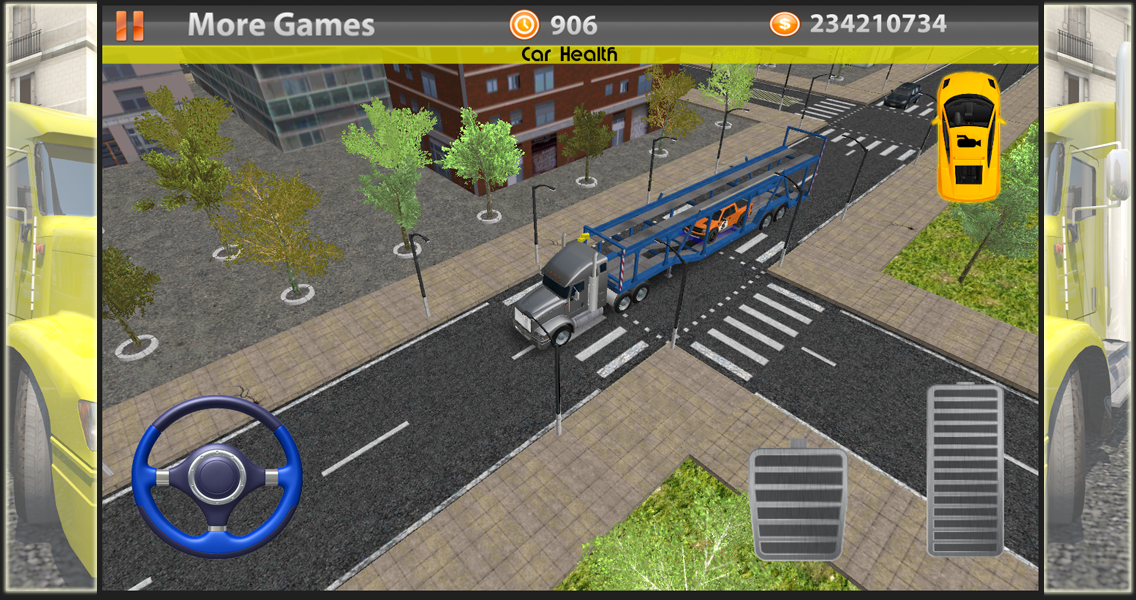 Car Transporter Parking Game 2 - Gameplay image of android game