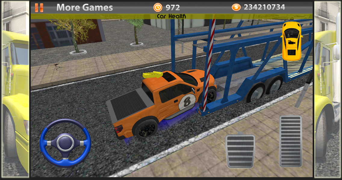 Car Transporter Parking Game 2 - Gameplay image of android game