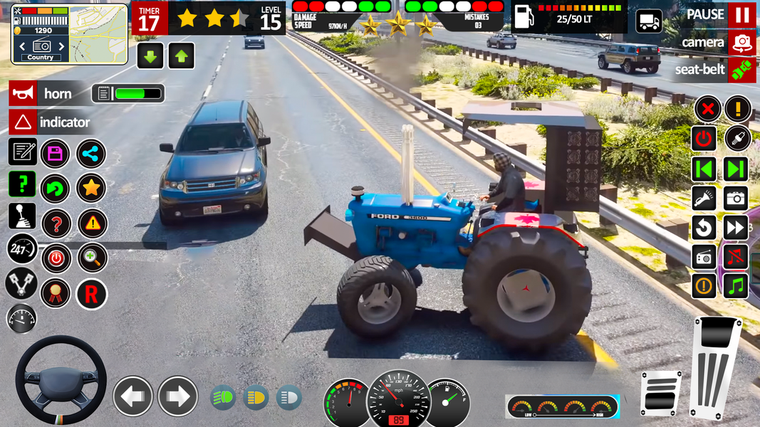 Real Tractor Farming Games - Gameplay image of android game