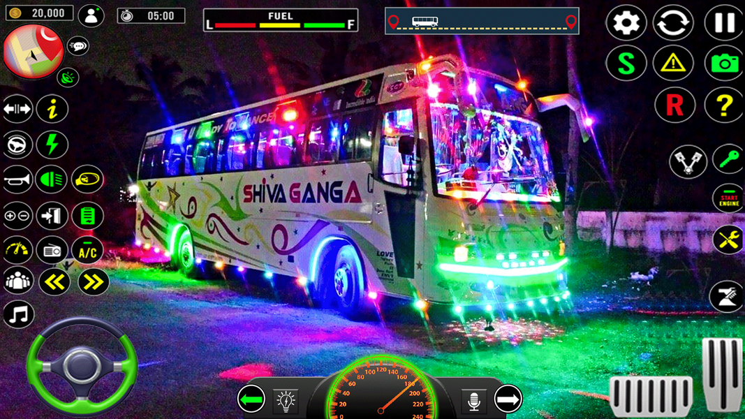Passenger Bus Drive Simulator - Gameplay image of android game