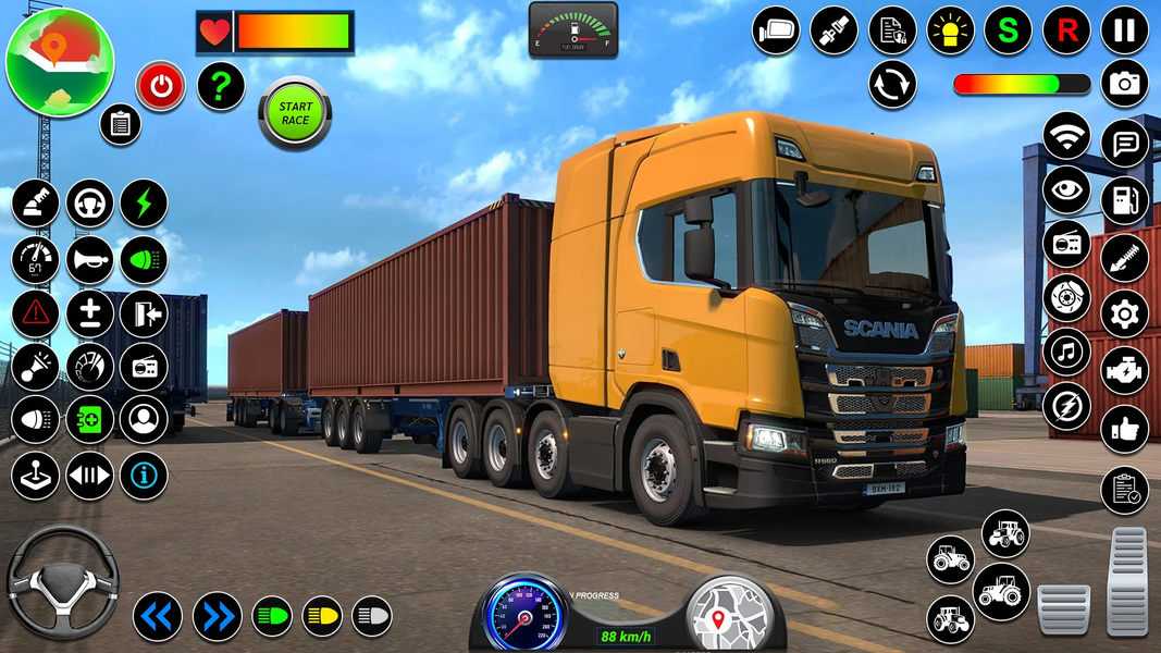 Euro Modern Truck Simulator 3D - عکس بازی موبایلی اندروید