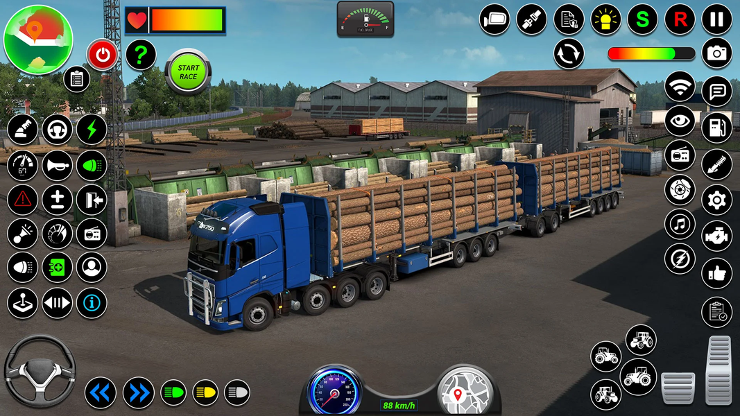 US Cargo Truck: 3D City Truck - Gameplay image of android game