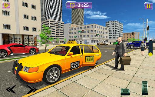 City Taxi Drive Parking 3D:New Taxi Simulator Game - Gameplay image of android game