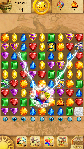 Clash of Diamonds - Match 3 Jewel Games - Gameplay image of android game