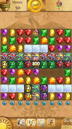 Clash of Diamonds - Match 3 Jewel Games - Gameplay image of android game