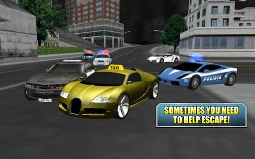 Crazy Driver Taxi Duty 3D - Gameplay image of android game