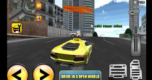 Crazy Driver Taxi Duty ۳D - عکس بازی موبایلی اندروید
