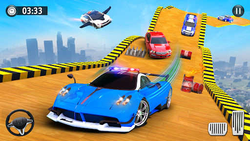 Crazy Car Stunt: Ramp Car Game - Gameplay image of android game