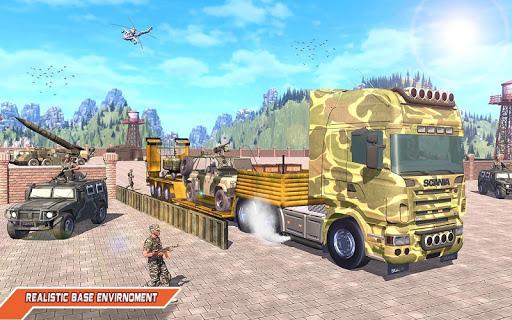 US Army Truck Sim Vehicles - Gameplay image of android game