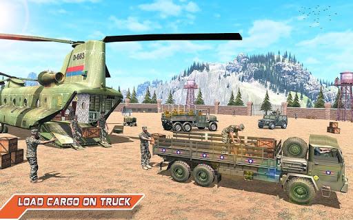 US Army Truck Sim Vehicles - Gameplay image of android game