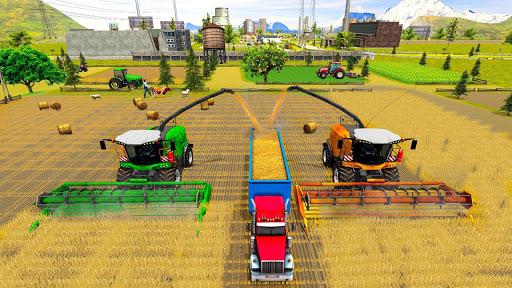 Farmer's Tractor Farming Simulator 2018 - Gameplay image of android game