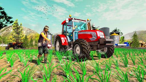 Farmer's Tractor Farming Simulator 2018 - Gameplay image of android game
