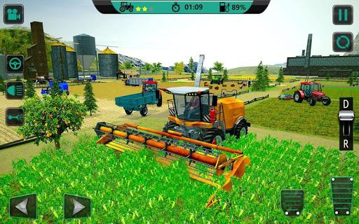 Farmer's Tractor Farming Simulator 2018 - Gameplay image of android game